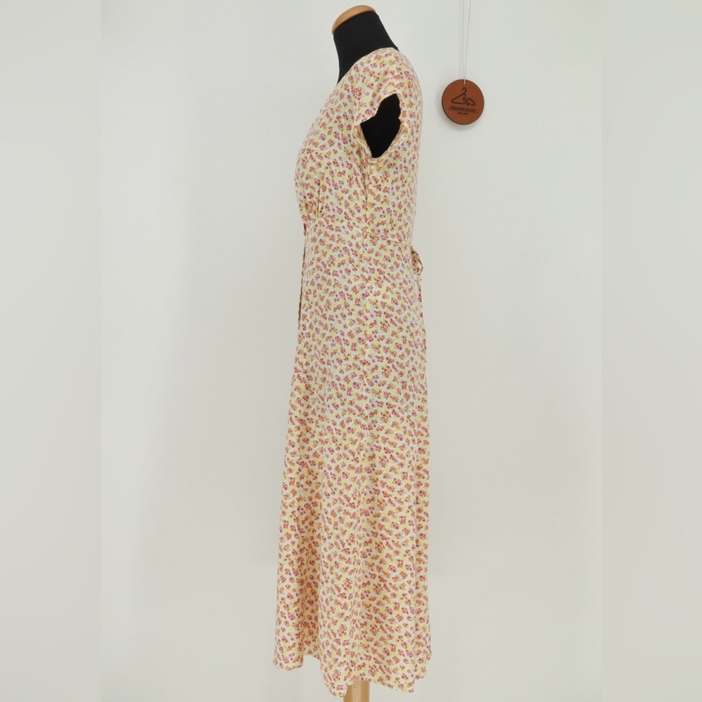 REFORMATION JEANS Denise Carnation Floral Midi Dress Size XS Preloved - Picture 2 of 6